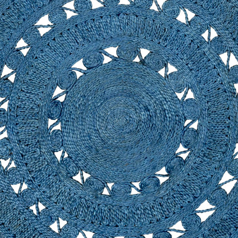 Surya Sundaze Blue Round 30 X 30 Area Rug SDZ1002-3RD 800-89230 Image 1