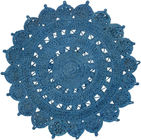Surya Sundaze Blue Round 30 X 30 Area Rug SDZ1002-3RD 800-89230 Image 0