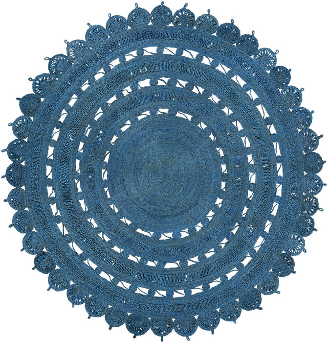 Surya Sundaze Blue Round 80 X 80 Area Rug SDZ1002-8RD 800-89232 Image 0