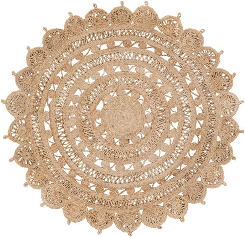 Surya Sundaze Brown Round 30 X 30 Area Rug SDZ1003-3RD 800-89233 Image 0
