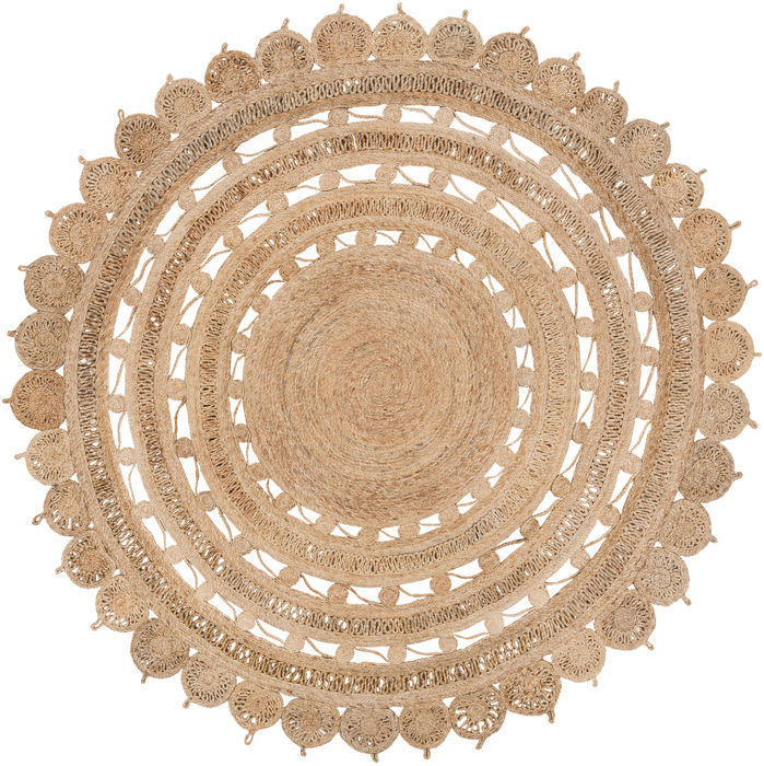 Surya Sundaze Brown Round 80 X 80 Area Rug SDZ1003-8RD 800-89235 Image 0
