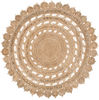 Surya Sundaze Brown Round 80 X 80 Area Rug SDZ1003-8RD 800-89235 Thumb 0