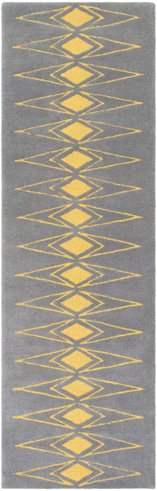 Surya Solid Bold Grey Runner 26 X 80 Area Rug SLB6820-268 800-89244 Image 0