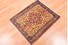 Sarouk Beige Hand Knotted 23 X 28  Area Rug 253-89291 Thumb 1