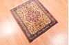Sarouk Beige Hand Knotted 23 X 28  Area Rug 253-89291 Thumb 2