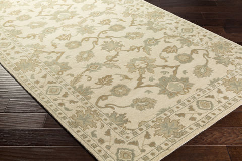 Surya Caesar White Oval 60 X 90 Area Rug CAE1182-69OV 800-89397 Image 1