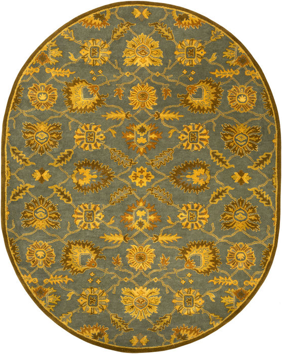 Surya Caesar Blue Oval 60 X 90 Area Rug CAE1186-69OV 800-89409 Image 0