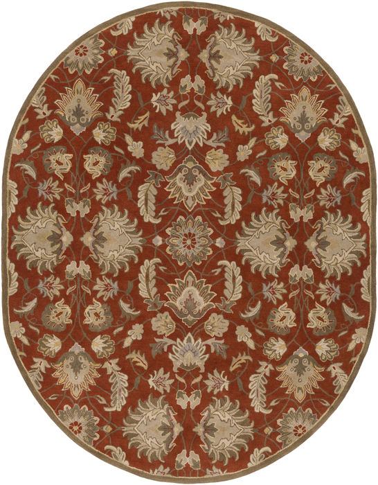 Surya Caesar Multicolor Oval 80 X 100 Area Rug CAE1187-810OV 800-89414 Image 0