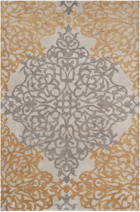 Surya Caspian Grey 100 X 140 Area Rug CAS9914-1014 800-89441 Image 0