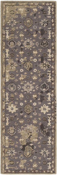 Surya Castello Black Runner 26 X 80 Area Rug CLL1022-268 800-89454 Image 0