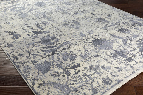 Surya Flen Grey 100 X 140 Area Rug FLN7001-1014 800-89483 Image 1