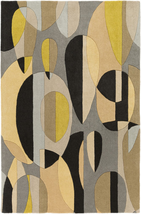 Surya Forum Black 120 X 150 Area Rug FM7198-1215 800-89499 Image 0