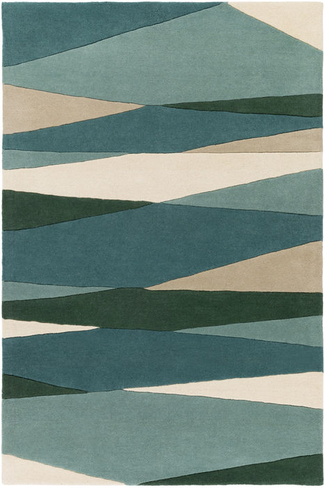 Surya Forum White 120 X 150 Area Rug FM7204-1215 800-89509 Image 0
