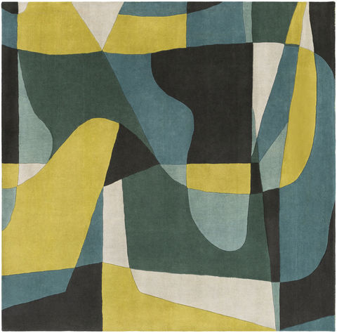 Surya Forum Multicolor Square 60 X 60 Area Rug FM7207-6SQ 800-89534 Image 0