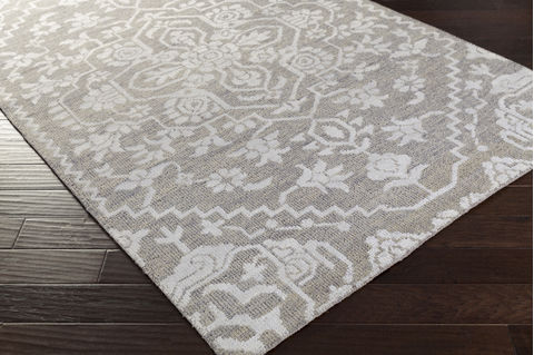 Surya Kinnara Grey 100 X 140 Area Rug KNA6000-1014 800-89580 Image 1