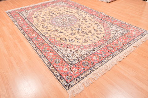 Nain Orange Hand Knotted 67 X 101 Area Rug 100-89763 Image 11