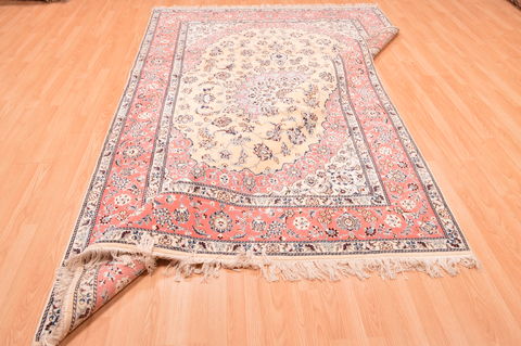 Nain Orange Hand Knotted 67 X 101 Area Rug 100-89763 Image 6