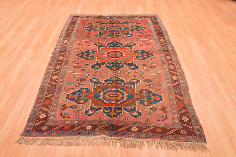 Daghestan Brown Hand Knotted 46 X 68 Area Rug 100-89765 Image 1