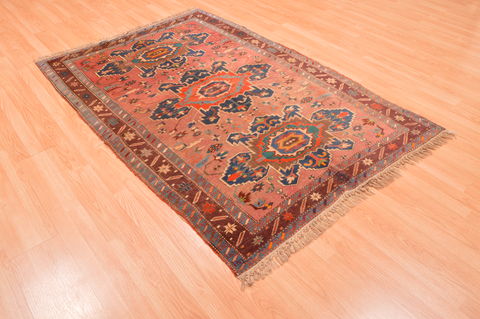 Daghestan Brown Hand Knotted 46 X 68 Area Rug 100-89765 Image 7