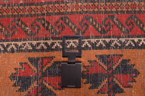 Baluch Beige Hand Knotted 211 X 46 Area Rug 100-89766 Image 10