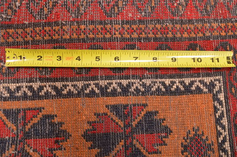 Baluch Beige Hand Knotted 211 X 46 Area Rug 100-89766 Image 9