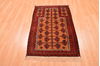 Baluch Beige Hand Knotted 211 X 46  Area Rug 100-89766 Thumb 1