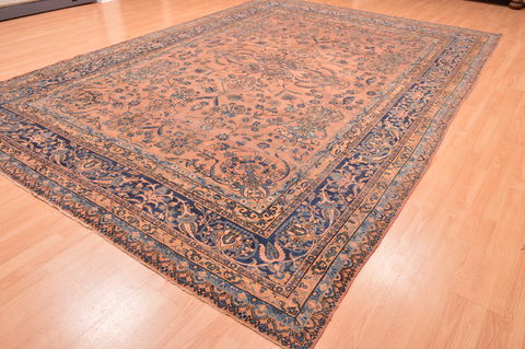 Kerman Brown Hand Knotted 910 X 148 Area Rug 100-89768 Image 5