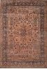 Kerman Brown Hand Knotted 910 X 148  Area Rug 100-89768 Thumb 0