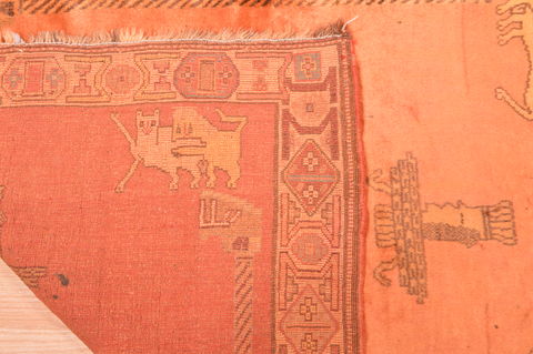 Gabbeh Beige Hand Knotted 310 X 411 Area Rug 100-89769 Image 14
