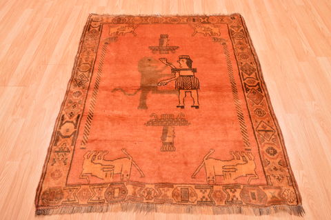 Gabbeh Beige Hand Knotted 310 X 411 Area Rug 100-89769 Image 1