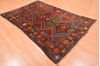 Baluch Multicolor Hand Knotted 53 X 80  Area Rug 100-89770 Thumb 3