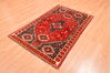 Qashqai Red Hand Knotted 35 X 55  Area Rug 100-89771 Thumb 2