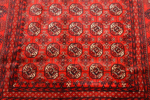 Khan Mohammadi Red Hand Knotted 67 X 910 Area Rug 100-89772 Image 10