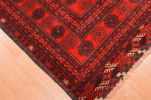 Khan Mohammadi Red Hand Knotted 67 X 910 Area Rug 100-89772 Image 11