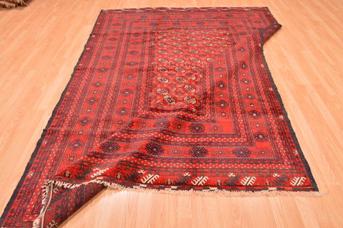 Khan Mohammadi Red Hand Knotted 67 X 910 Area Rug 100-89772 Image 15