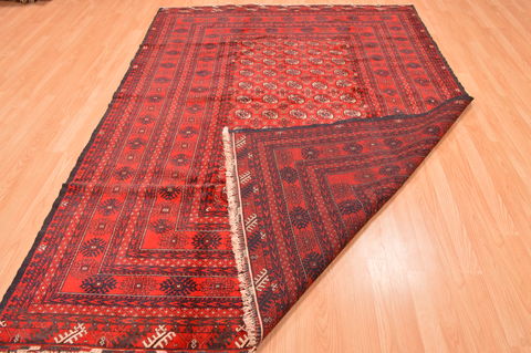Khan Mohammadi Red Hand Knotted 67 X 910 Area Rug 100-89772 Image 16