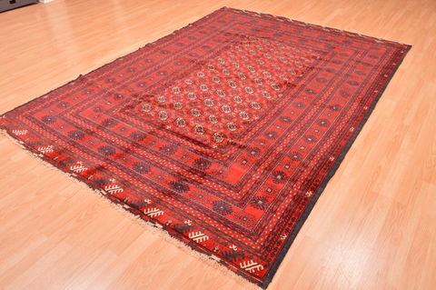 Khan Mohammadi Red Hand Knotted 67 X 910 Area Rug 100-89772 Image 5