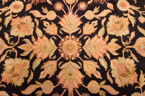 Jaipur Black Hand Knotted 89 X 116 Area Rug 100-89773 Image 10