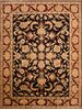 Jaipur Black Hand Knotted 89 X 116 Area Rug 100-89773 Thumb 0