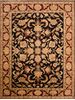 Jaipur Black Hand Knotted 89 X 116  Area Rug 100-89773 Thumb 0