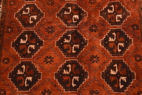 Baluch Brown Hand Knotted 56 X 75 Area Rug 100-89776 Image 10