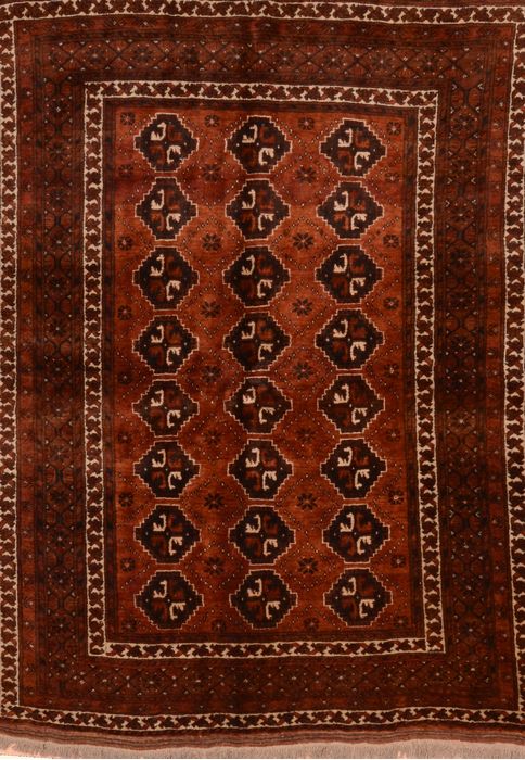 Baluch Brown Hand Knotted 56 X 75 Area Rug 100-89776 Image 0