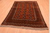 Baluch Brown Hand Knotted 56 X 75 Area Rug 100-89776 Thumb 1