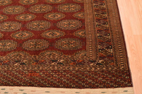 Yamouth Brown Hand Knotted 68 X 109 Area Rug 100-89777 Image 11