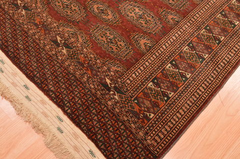 Yamouth Brown Hand Knotted 68 X 109 Area Rug 100-89777 Image 8