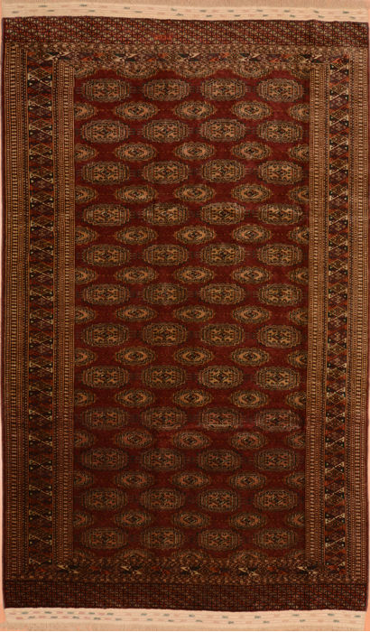 Yamouth Brown Hand Knotted 68 X 109 Area Rug 100-89777 Image 0