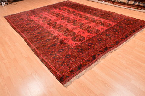 Khan Mohammadi Red Hand Knotted 87 X 108 Area Rug 100-89778 Image 5