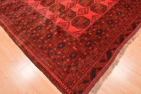 Khan Mohammadi Red Hand Knotted 87 X 108 Area Rug 100-89778 Image 8