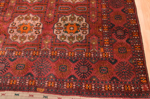 Khan Mohammadi Red Hand Knotted 510 X 811 Area Rug 100-89779 Image 10