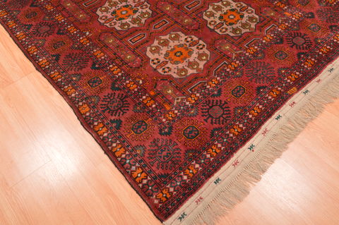 Khan Mohammadi Red Hand Knotted 510 X 811 Area Rug 100-89779 Image 12